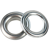 Zeilringen los rvs 16mm 100 stuks roestvrij 316