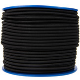 Elastisch koord 6mm zwart trapezekoord