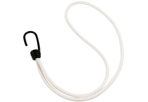 Spanner met haak 45cm elastiek wit