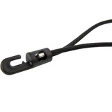Spanner kunststof haak 20cm elastiek zwart