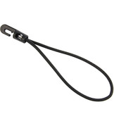 Spanner kunststof haak 20cm elastiek zwart