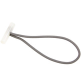 Spanner elastiek 20cm T-bar grijs pp