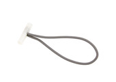 Spanner elastiek 20cm T-bar grijs