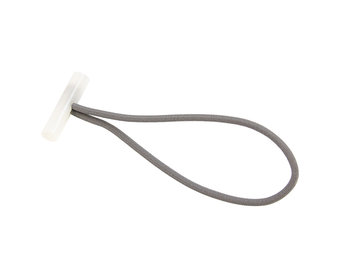 Spanner elastiek 20cm T-bar grijs