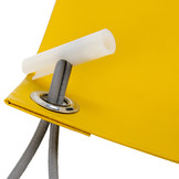 Spanner elastiek 20cm T-bar grijs pp