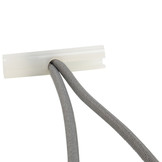 Spanner elastiek 20cm T-bar grijs pp