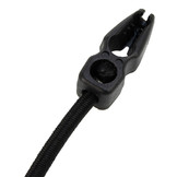 Crocofix snelbinder 60cm zwart verstelbaar elastiek