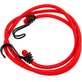 Snelbinder 150cm omgekeerde dubbele haak rood