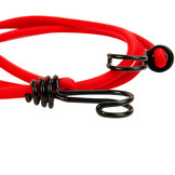 Snelbinder 150cm omgekeerde dubbele haak rood