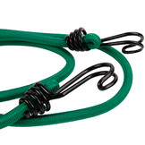 Snelbinder 120cm omgekeerde dubbele haak groen