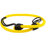 Snelbinder 60cm omgekeerde dubbele haak geel