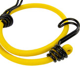 Snelbinder 60cm omgekeerde dubbele haak geel