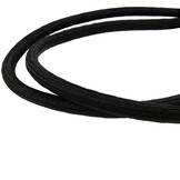 Snelbinder 120cm zwart pe 8mm koord met 2 spinhaken