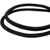Snelbinder 100cm zwart pe 8mm koord met 2 spinhaken 4 stuks