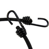 Snelbinder 60cm zwart pe 8mm koord met 2 spinhaken 4 stuks