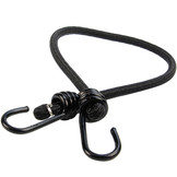 Snelbinder 60cm zwart pe 8mm koord met 2 spinhaken 4 stuks