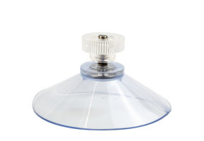 Zuignappen doorzichtig rvs schroefdraad en moer 8 stuks