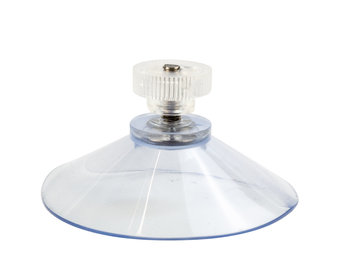 Zuignappen doorzichtig rvs schroefdraad en moer 8 stuks