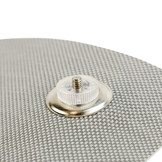 Zuignap doorzichtig rvs schroefdraad en moer 8 stuks