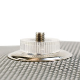 Zuignap doorzichtig rvs schroefdraad en moer 8 stuks