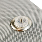 Zuignap doorzichtig rvs schroefdraad en moer 8 stuks