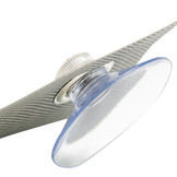 Zuignap doorzichtig rvs schroefdraad en moer 8 stuks