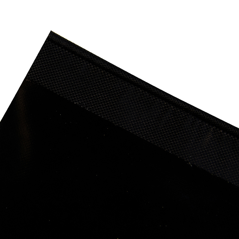 Caravanpees 7mm zwart enkele vlag