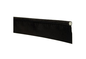 Caravanpees 7mm zwart enkele vlag