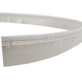 Caravanpees 7mm lichtgrijs enkele vlag