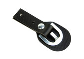Pvc oprolhaak 85mm zwart