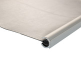 Caravanrail 7mm recht basic kederprofiel Aluminium 99cm railprofiel