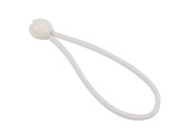 Spanner met bal 18cm elastiek wit