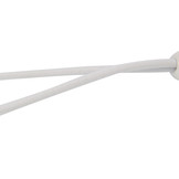 Spanner met bal 25cm elastiek wit