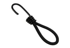 Spanner met haak 13cm elastiek zwart 10 stuks