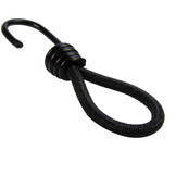 Spanner met haak 13cm elastiek zwart spinhaak 10 stuks