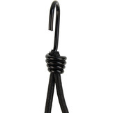 Spanner met haak 13cm elastiek zwart spinhaak