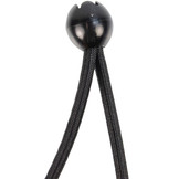 Spanner met bal 18cm elastiek zwart 10 stuks