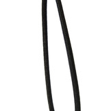 Spanner met bal 25cm elastiek zwart 10 stuks