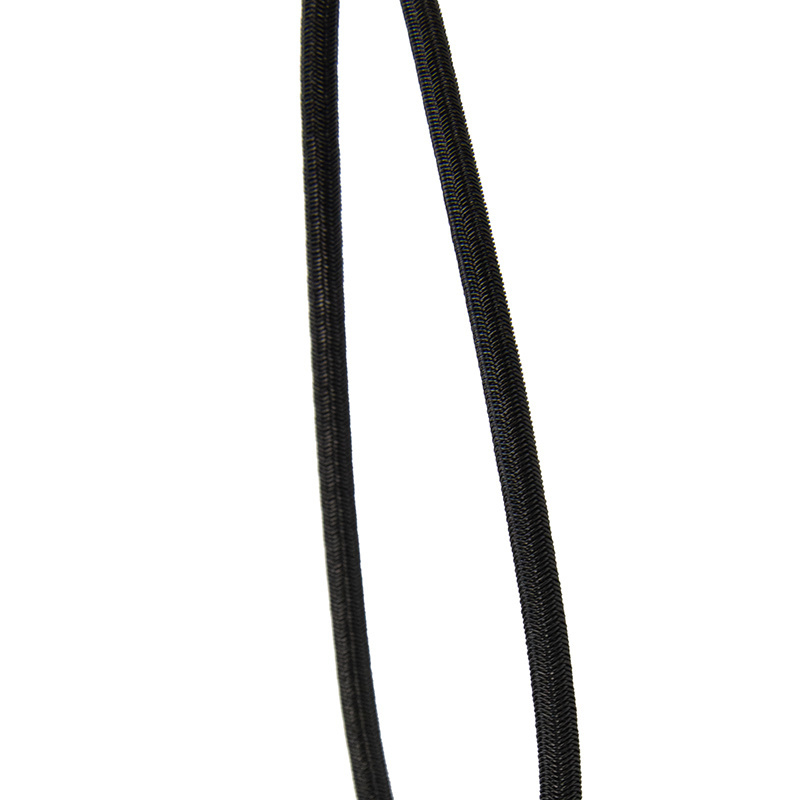 Spanner met bal 25cm elastiek zwart 10 stuks