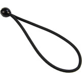 Spanner met bal 25cm elastiek zwart 10 stuks