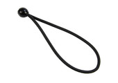 Spanner met bal 25cm elastiek zwart