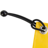 Spanner met bal 25cm elastiek zwart 10 stuks