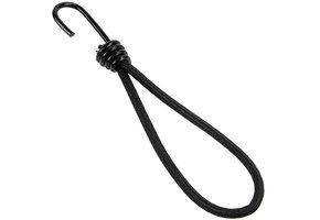 Spanner met haak 18cm elastiek zwart 10 stuks