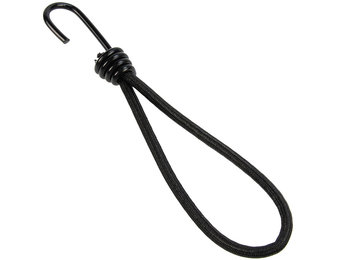 Spanner met haak 18cm elastiek zwart