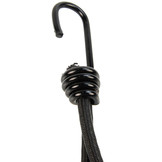 Spanner met haak 20cm elastiek zwart spinhaak 10 stuks
