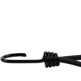 Spanner met haak 25cm elastiek zwart spinhaak 10 stuks