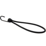 Spanner met haak 25cm elastiek zwart spinhaak