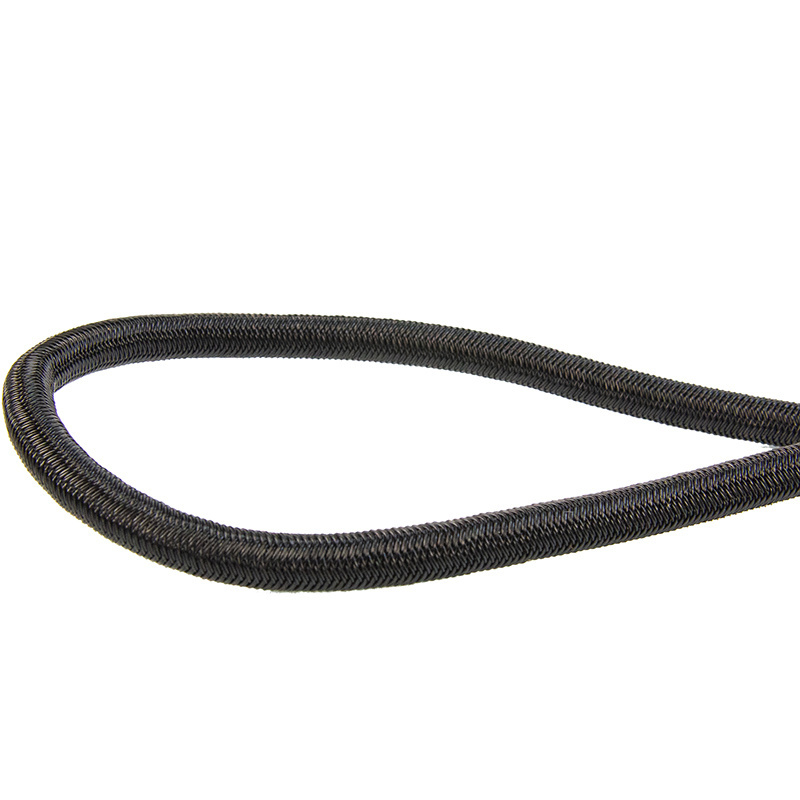 Spanner met rvs haak 25cm elastiek zwart spinhaak