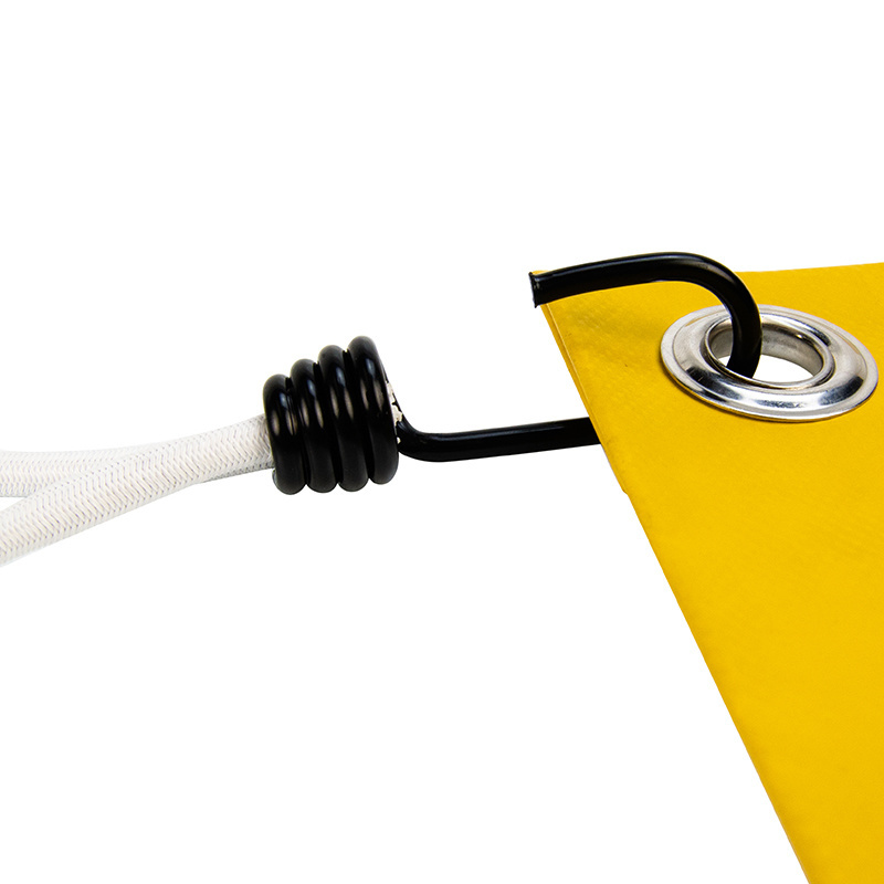 Spanner met rvs haak 45cm elastiek wit