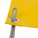 Spanelastiek tentelastiek 80mm grijs plat ringen